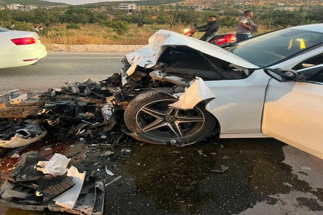 Gaziantep'te iki aracın çarpıştığı kazada 3 kişi yaralandı