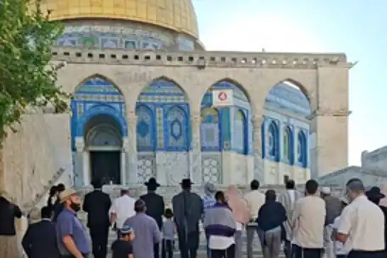 İşgalciler Mescid-i Aksa'da Talmudik ritüeller gerçekleştirdi