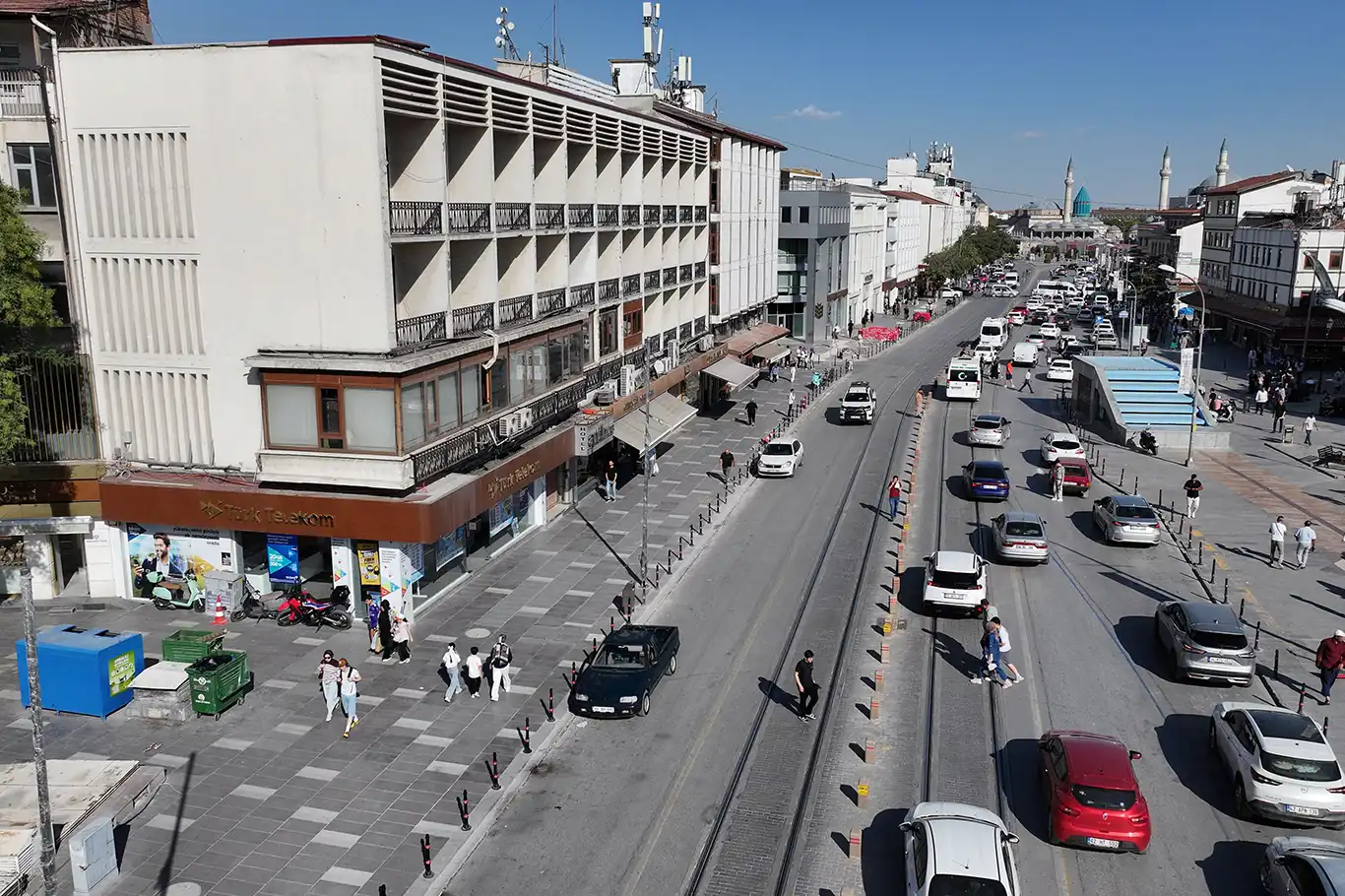 Mevlana Caddesi’nde yenileme: Parklar sınırlandırılacak, yaya alanları genişleyecek