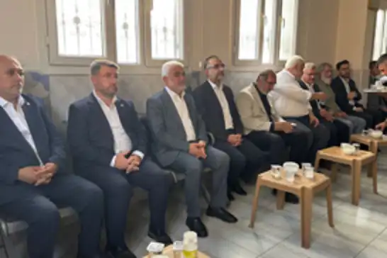 HÜDA PAR Genel Başkanı Yapıcıoğlu’ndan Özbay ailesine taziye ziyareti
