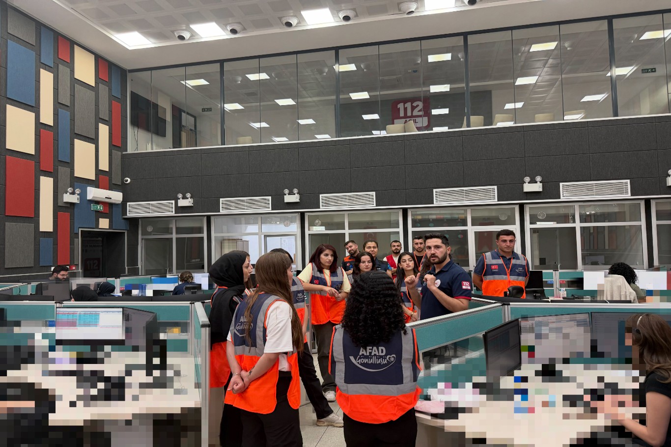 Şırnak'ta 112 Acil Çağrı Merkezi'ne ziyaret 