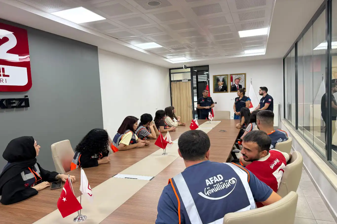 Şırnak'ta 112 Acil Çağrı Merkezi'ne ziyaret 