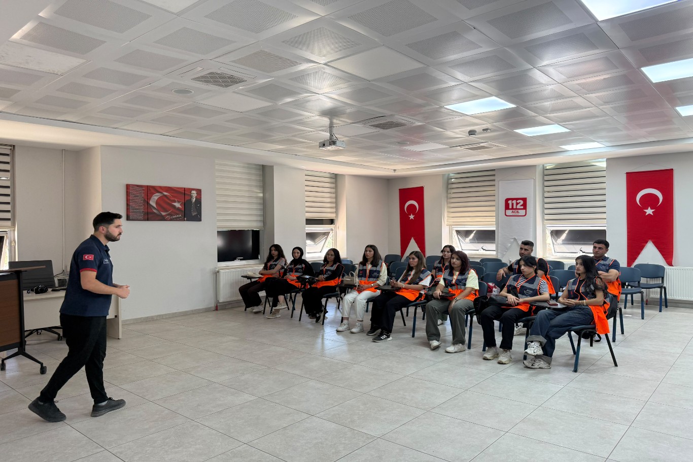 Şırnak'ta 112 Acil Çağrı Merkezi'ne ziyaret 