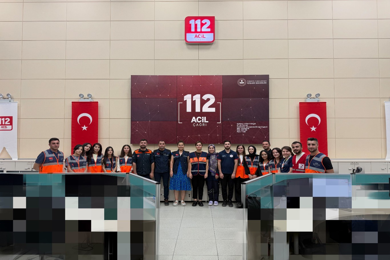 Şırnak'ta 112 Acil Çağrı Merkezi'ne ziyaret 