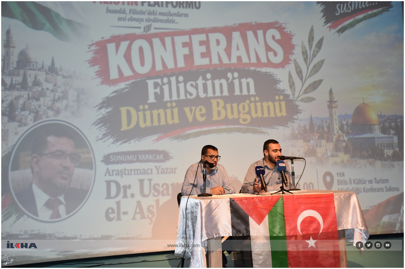 Palestinian writer highlights Gaza’s steadfastness at Bitlis conference