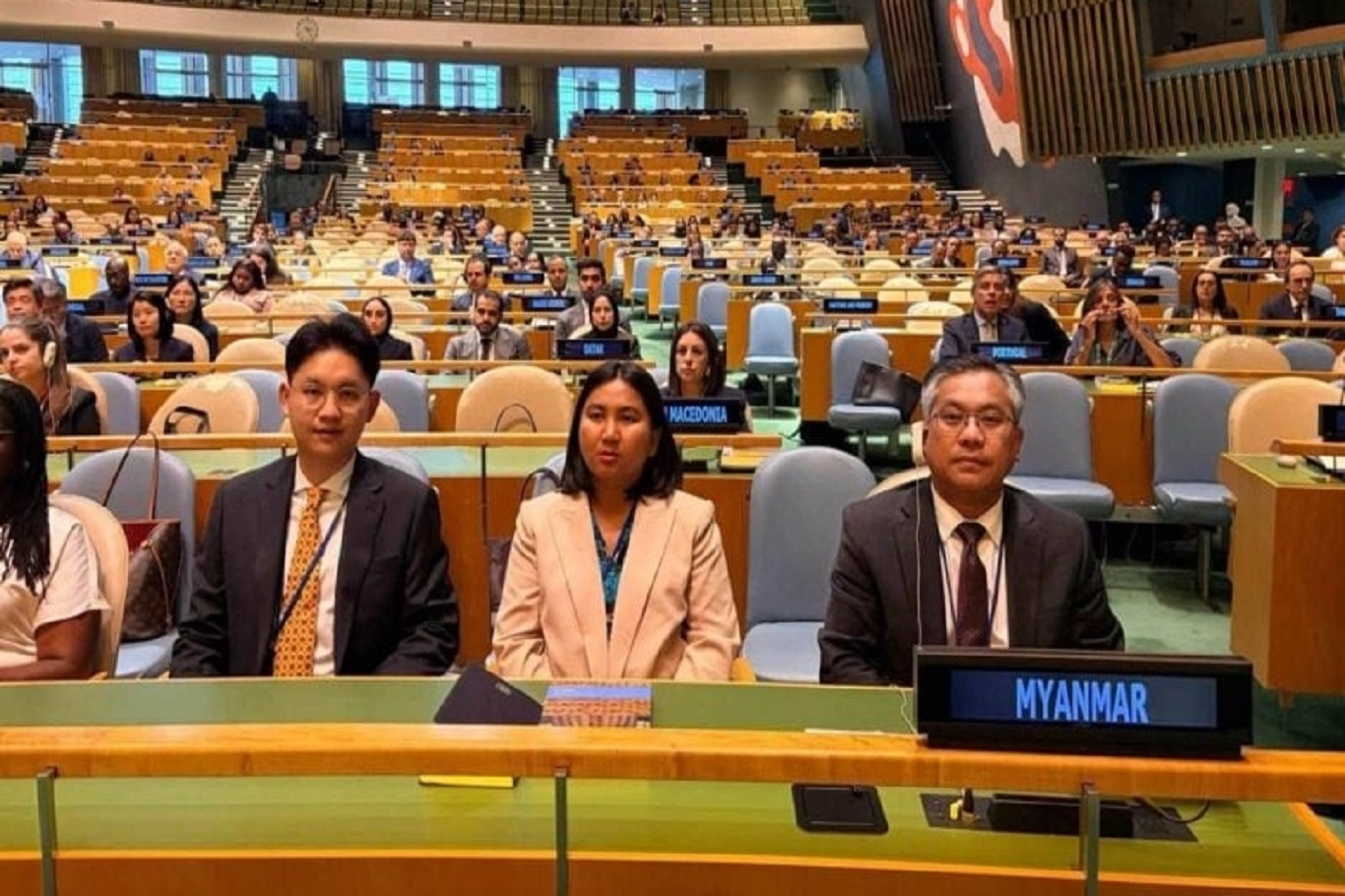 Myanmar government says UN envoy illegitimate ahead of credentials decision