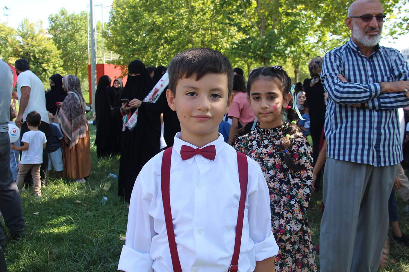 Çocuklardan Gazze için anlamlı mesaj: Gazze'deki çocuklar da özgürce uçurtma uçursun