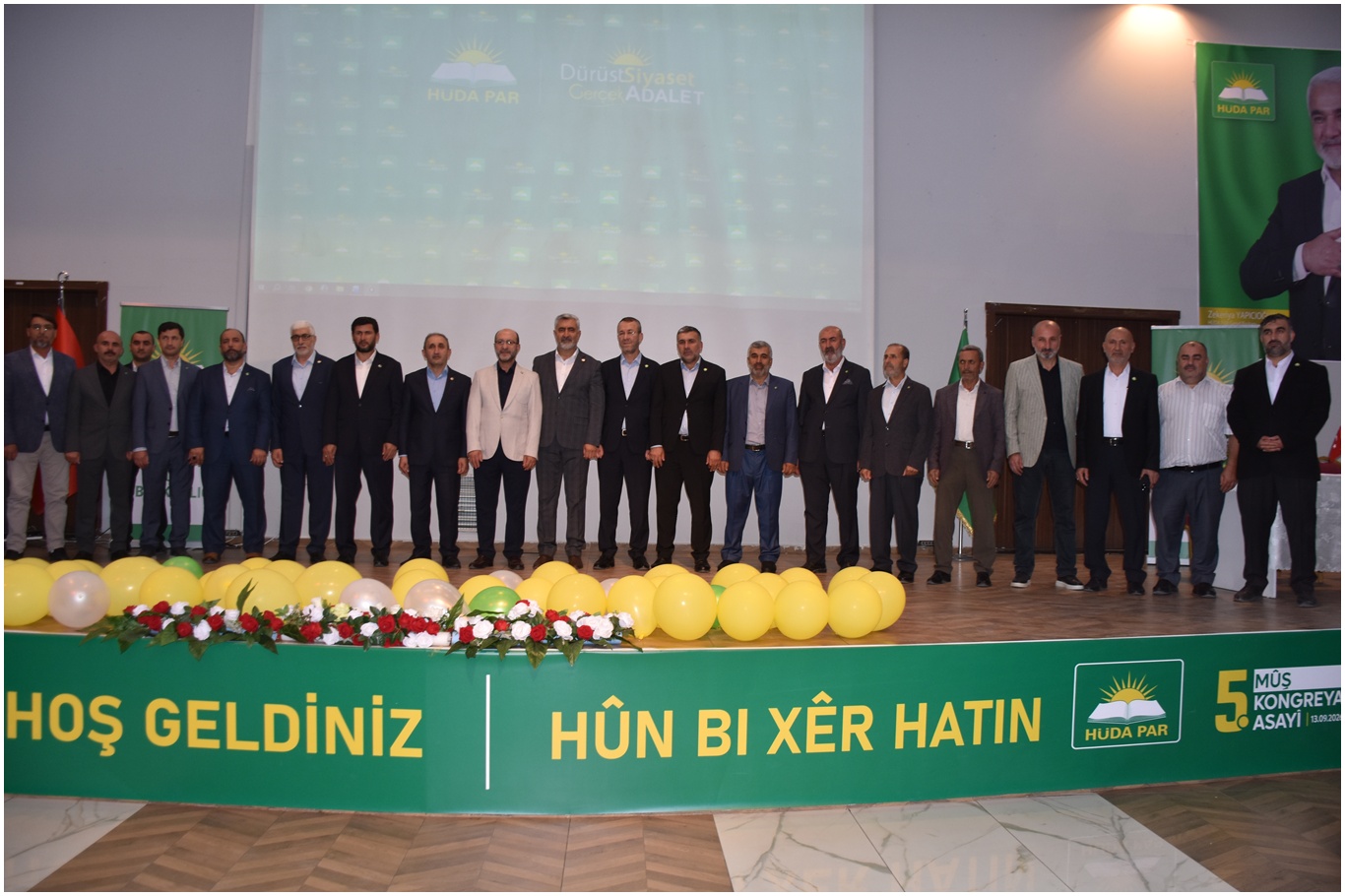 HÜDA PAR Muş 5. Olağan İl Kongresi gerçekleştirildi