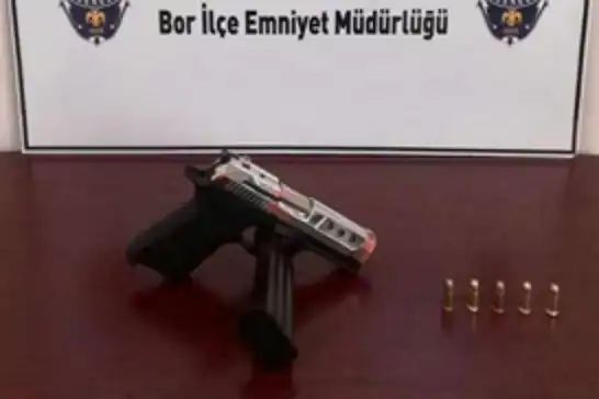 Niğde’de 2 şüpheli, silah ve mühimmatla yakalandı