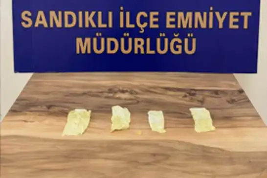 Afyonkarahisar’da uyuşturucu operasyonu: Bir şüpheli tutuklandı