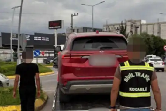 Trafikte makas atan sürücüye 90 bin lira ceza