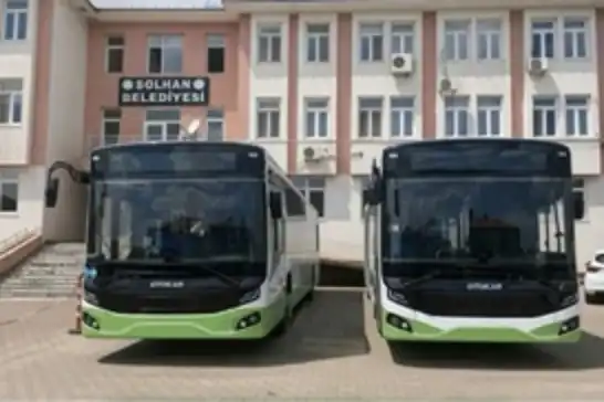 Solhan’da ulaşıma iki yeni otobüs