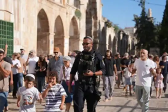 165 Israeli settlers storm Al-Aqsa Mosque compound under heavy police protection