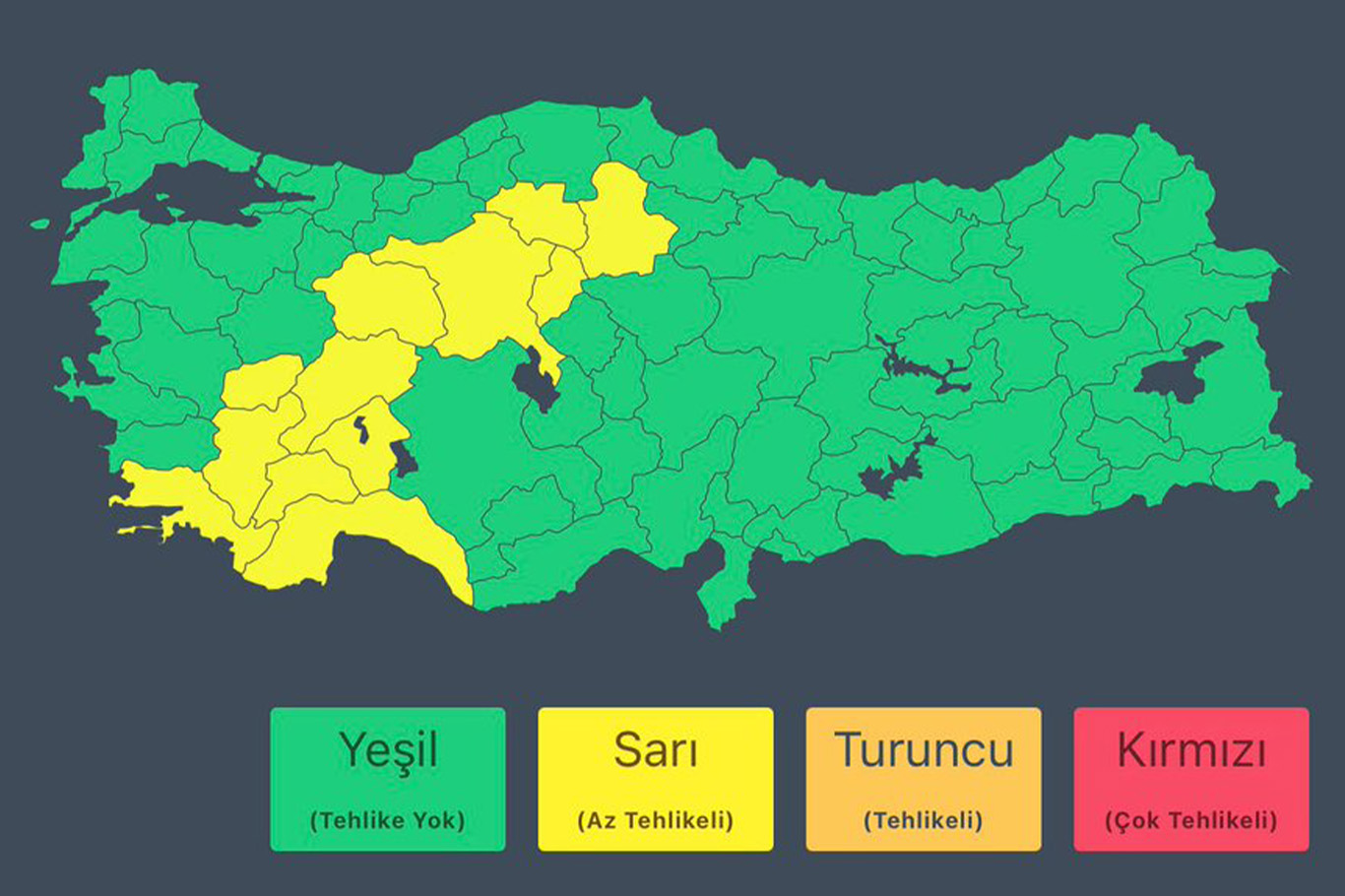 İçişleri Bakanlığı uyardı: 17 Eylül’de 11 ilde kuvvetli yağış bekleniyor