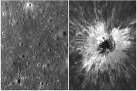 NASA uzay aracı ayda devasa yeni bir krater keşfetti