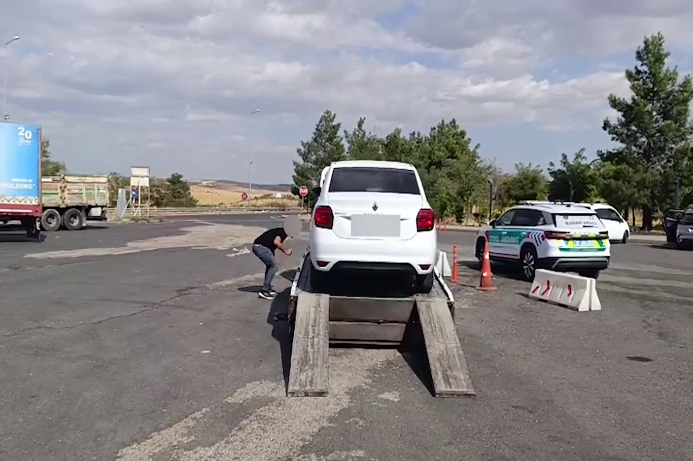 Gaziantep'te plakasında değişiklik yapan sürücüye 140 bin TL ceza