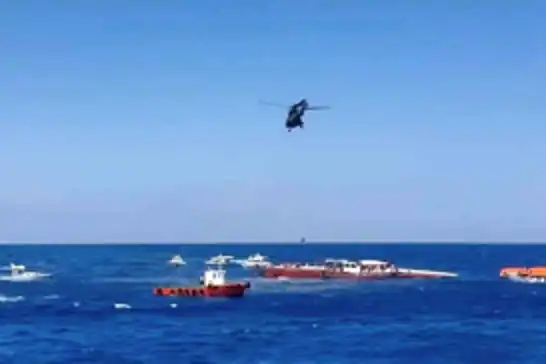 Wreckage of capsized passenger vessel found off Kyrenia as search for missing continues