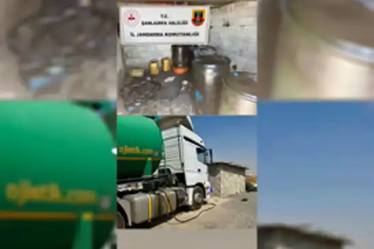 Şanlıurfa'da kaçak akaryakıt operasyonu