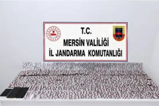 Mersin'de 4 bin 172 uyuşturucu hap ele geçirildi