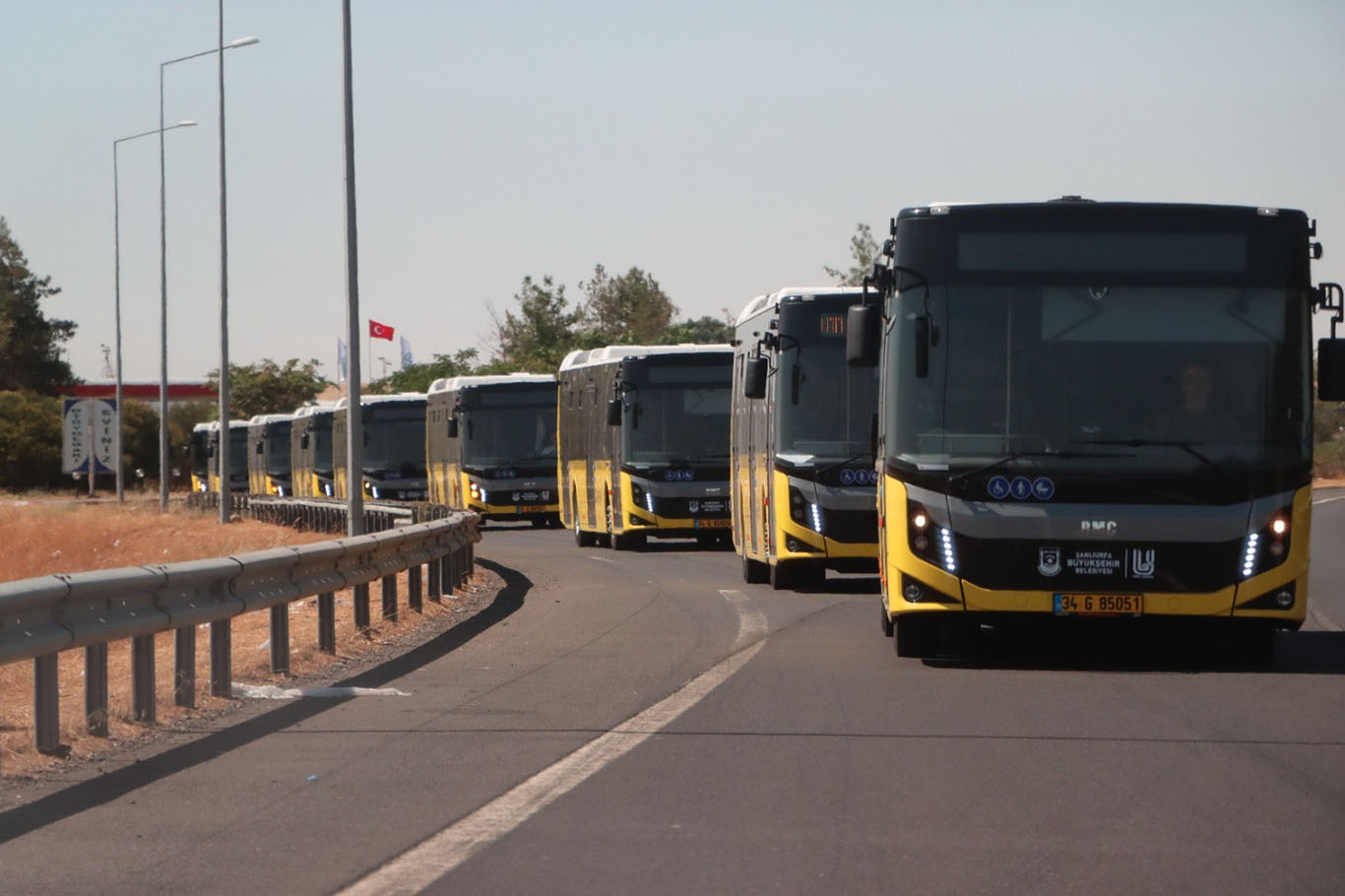 Şanlıurfa'da toplu ulaşım filosuna 50 yeni otobüs