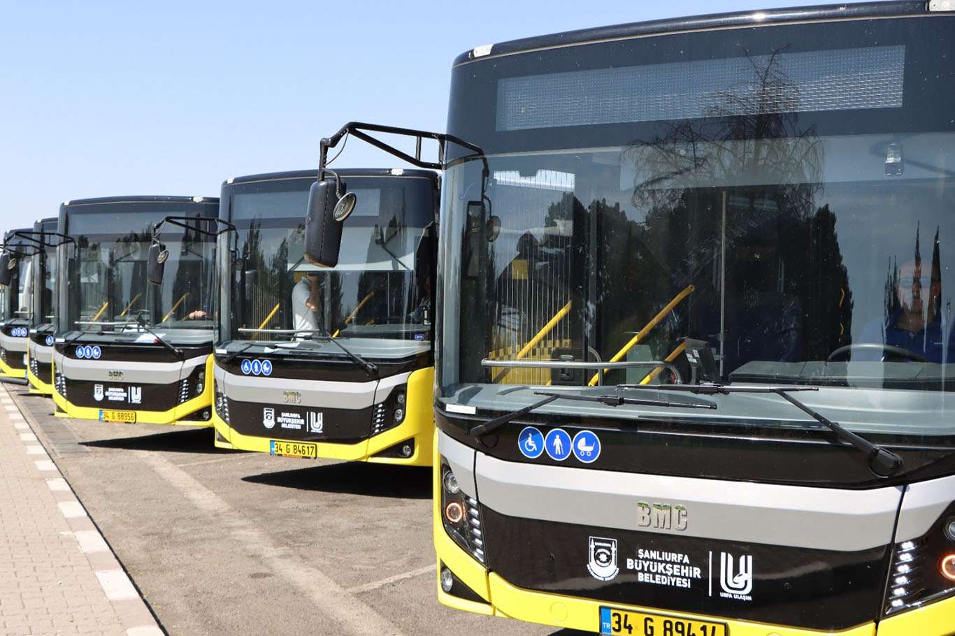 Şanlıurfa'da toplu ulaşım filosuna 50 yeni otobüs