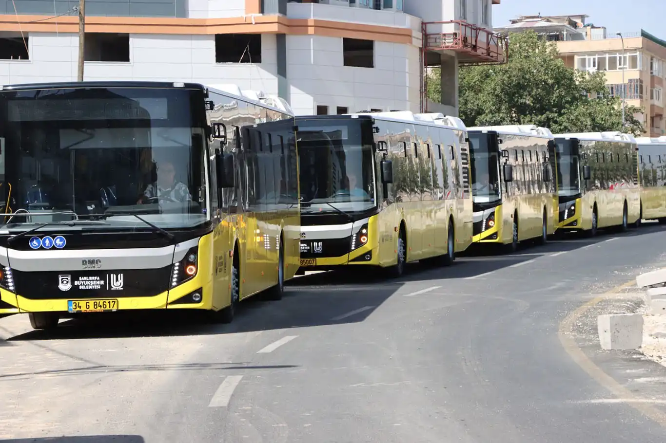 Şanlıurfa'da toplu ulaşım filosuna 50 yeni otobüs