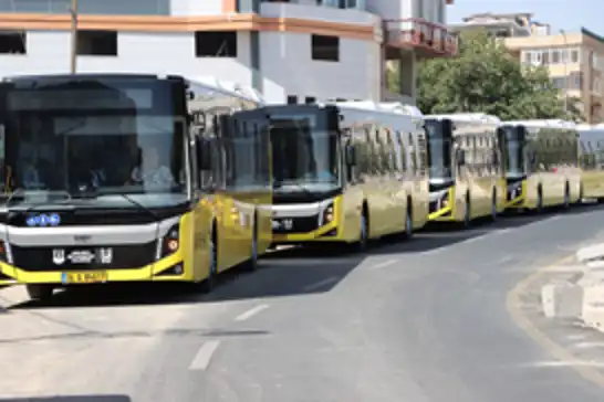 Şanlıurfa'da toplu ulaşım filosuna 50 yeni otobüs