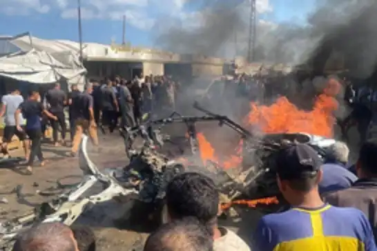 هێرشی فڕۆکەی بێفڕۆکەوان بۆ سەر ئۆتۆمبێلێک لە غەززە: ٢ شەهید