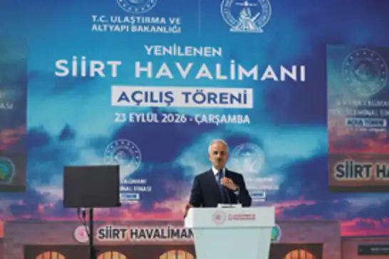Siirt Havalimanı 250 bin yolcu kapasiteli oldu: Siirt demir yoluyla ulusal ağa bağlanacak
