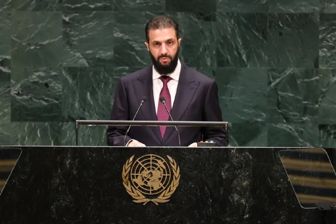 الشرع أمام الأمم المتحدة: سوريا استعادت عافيتها والجولان سيبقى أرضاً سورية