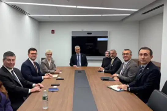 Bakan Memişoğlu, GE HealthCare heyetiyle New York'ta görüştü