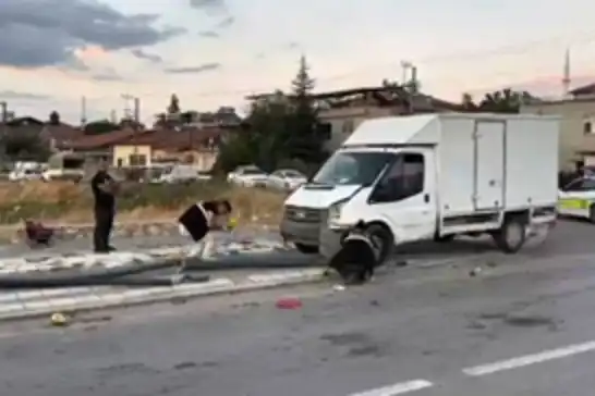 Malatya'da kamyonetin çarptığı yaya ağır yaralandı