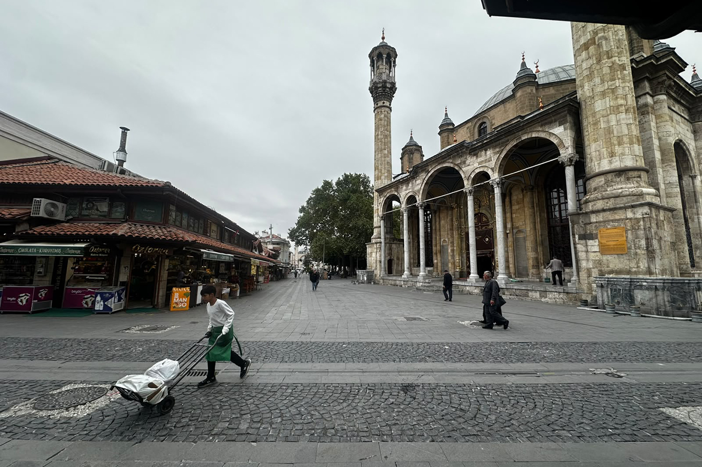 Konya’da sıcaklar düştü, hava bir anda soğudu