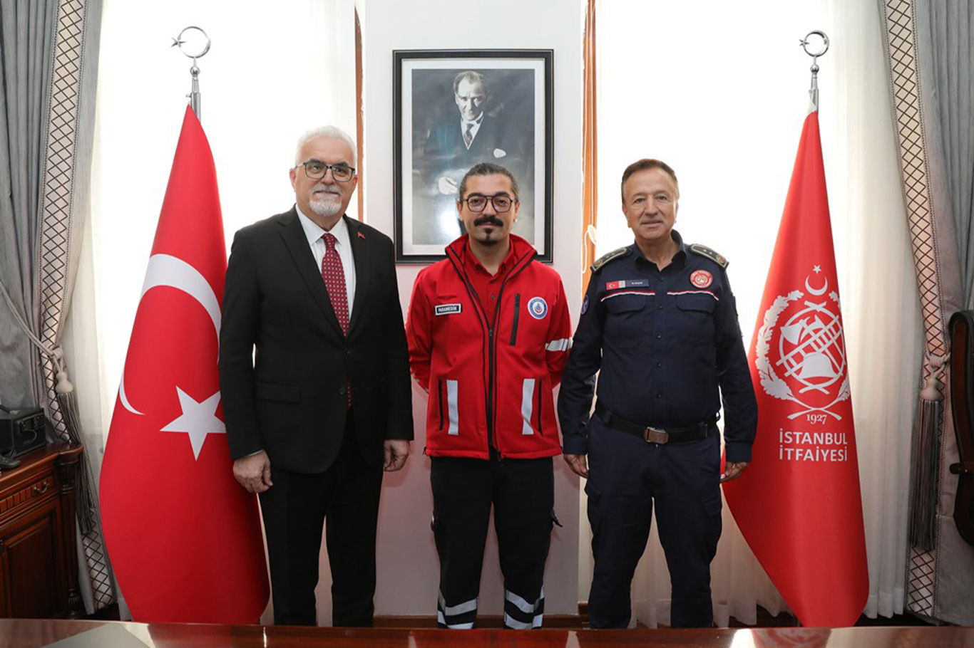 İstanbul'da "Yılın İtfaiyecileri" belirlendi