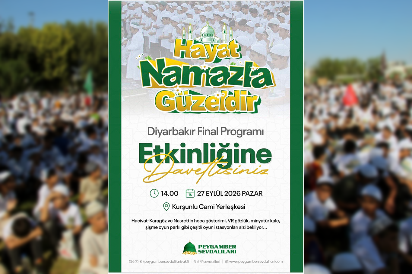 بەرنامەی کۆتایی ژیان بە نوێژ جوانە لە دیاربەکر بەڕێوەدەچێت