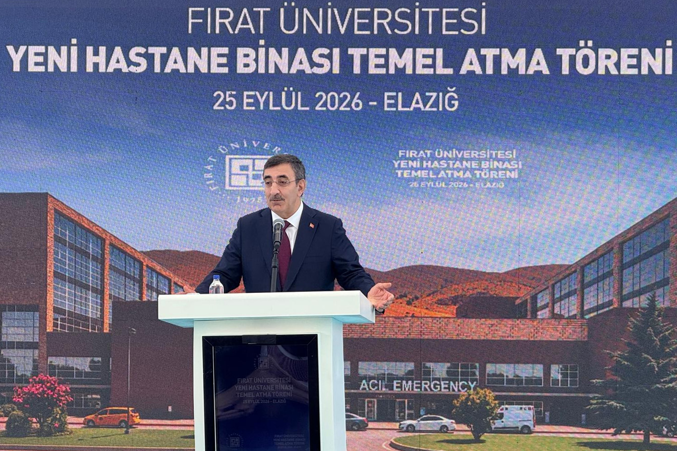 Fırat Üniversitesi Hastanesi temel atma töreni