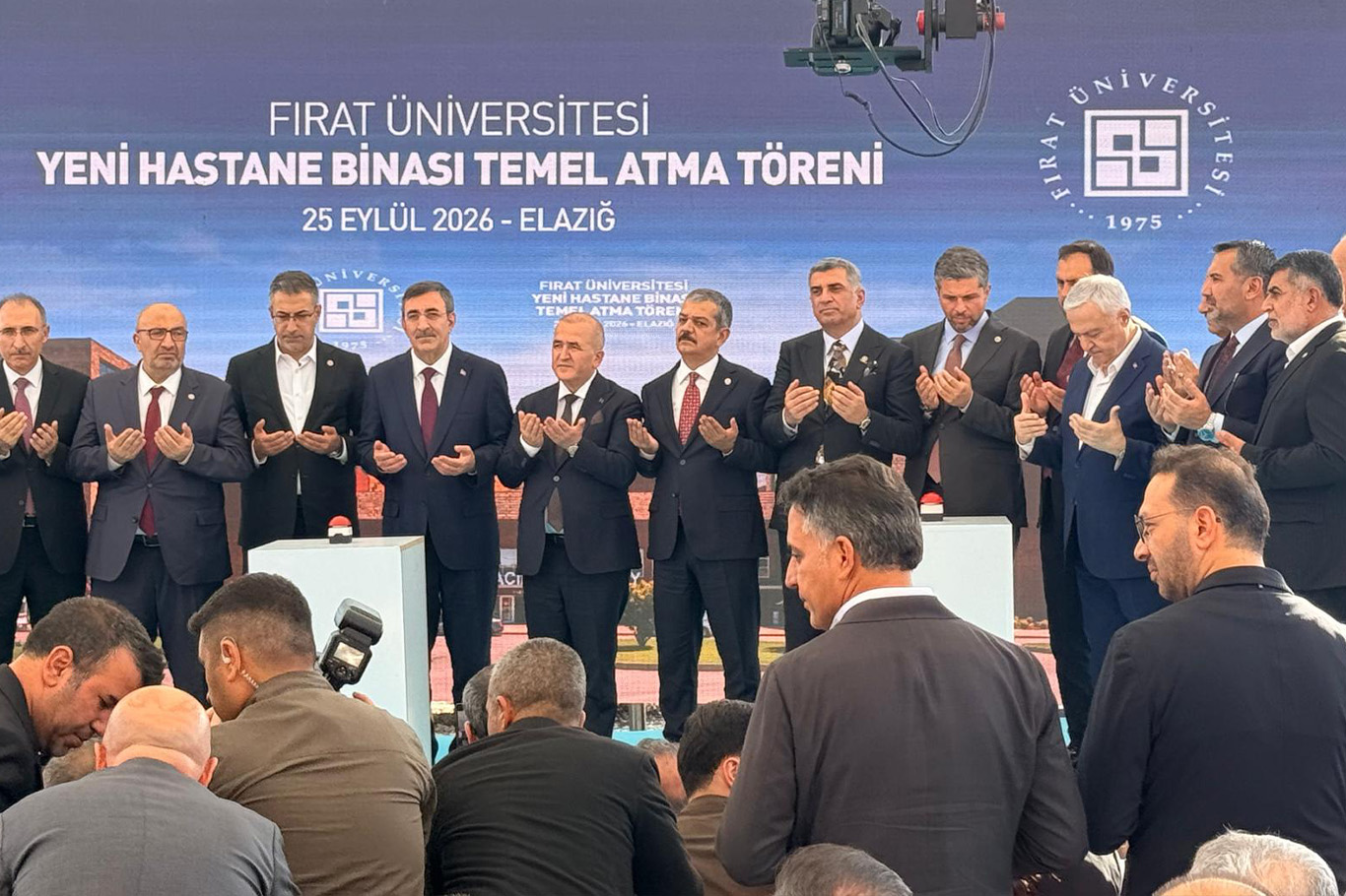 HÜDA PAR Elazığ İl Başkanı Suiçer temel atma törenine katıldı 
