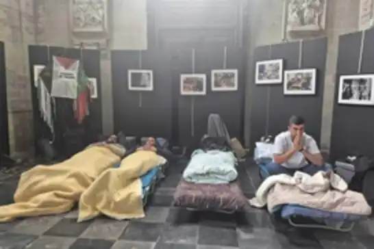 بروكسل..إضراب عن الطعام للمطالبة بإجلاء عائلات فلسطينية عالقة في غزة