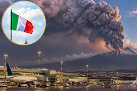 Etna Yanardağı'nın faaliyete geçmesiyle tüm uçuşlar durduruldu