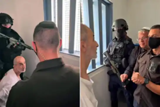 Ben-Gvir'den Filistinli esire tehdit: "Seni öldürmek istiyorum"