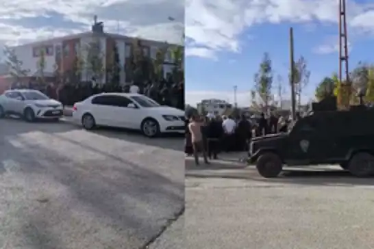 Van'da okulda silah ihbarı: Ekipler olay yerine sevk edildi