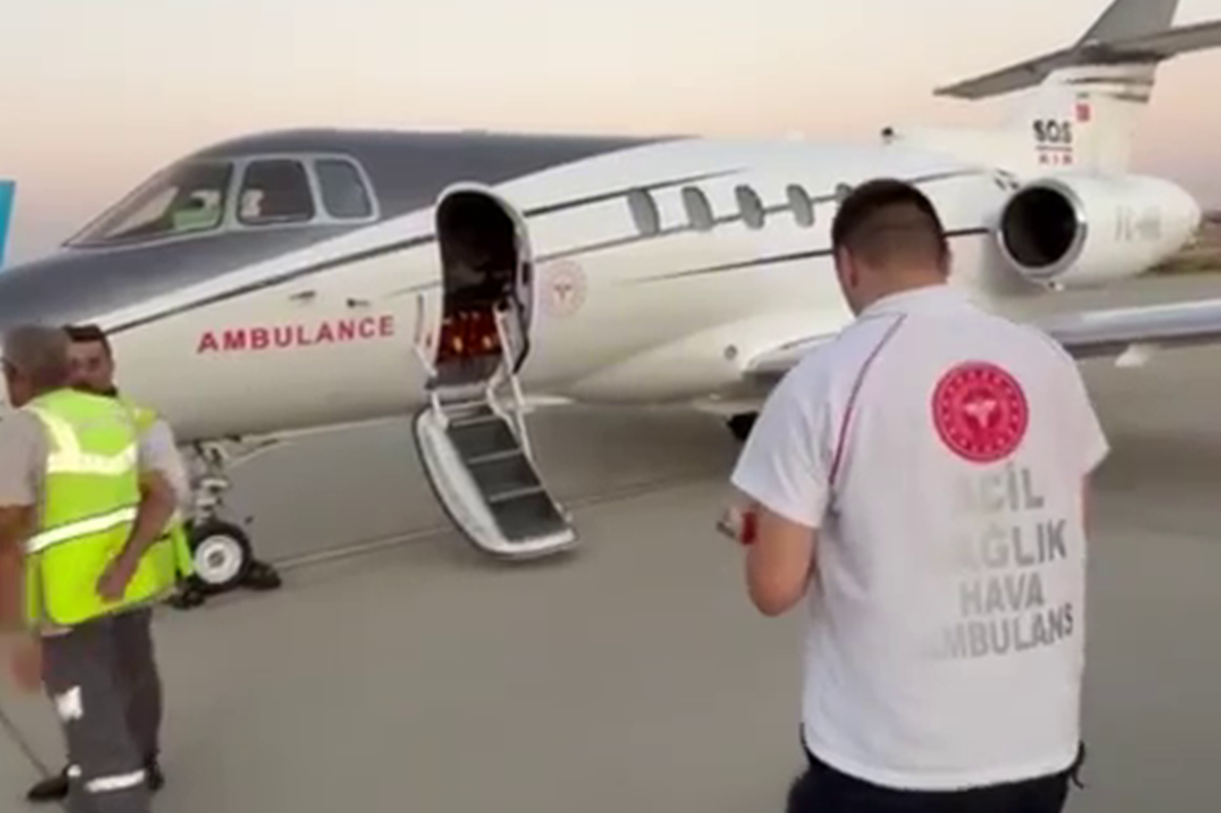 Kalp hastalığı tespit edilen 8 günlük bebek Ankara'ya sevk edildi