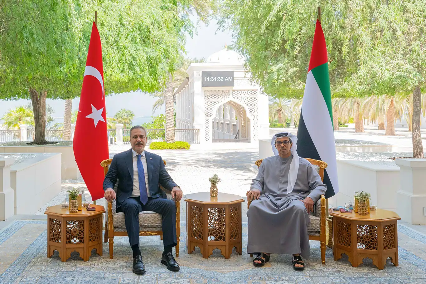 Dışişleri Bakanı Fidan, BAE Devlet Başkan Yardımcısı Al Nahyan ile görüştü