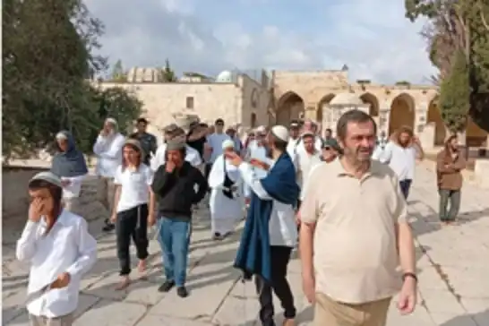 مئات المستوطنين يقتحمون المسجد الأقصى تحت حماية قوات الاحتلال