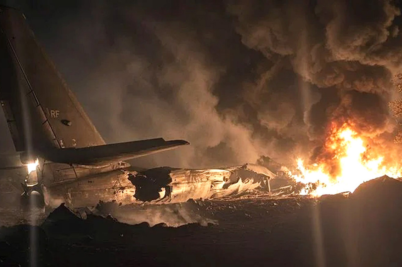 Russian Tu-95 bomber crashes in Far East, killing six crew members