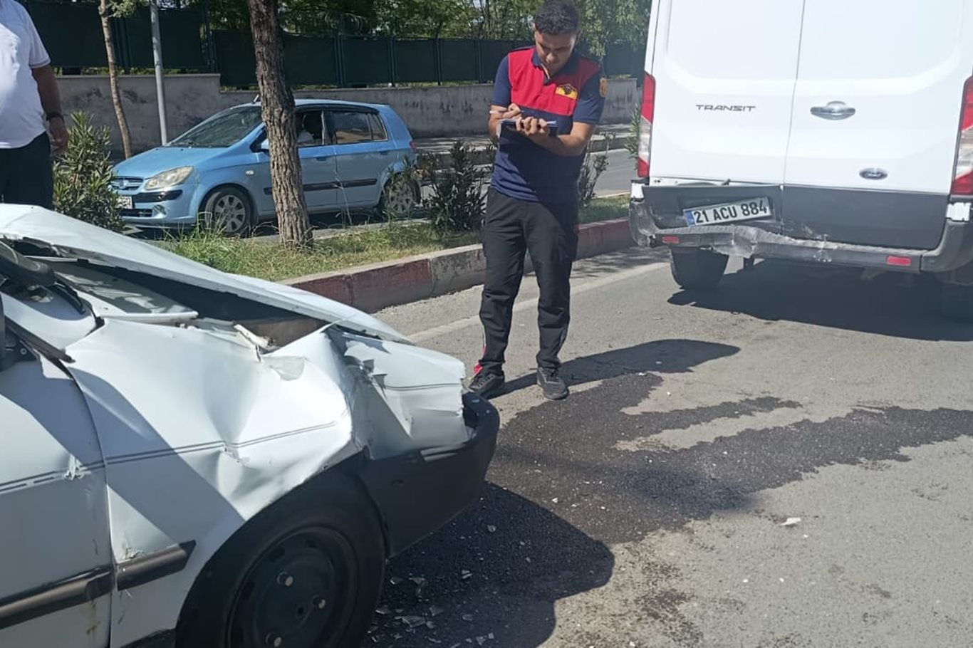 Siirt’te meydana gelen kazada 2 kişi yaralandı