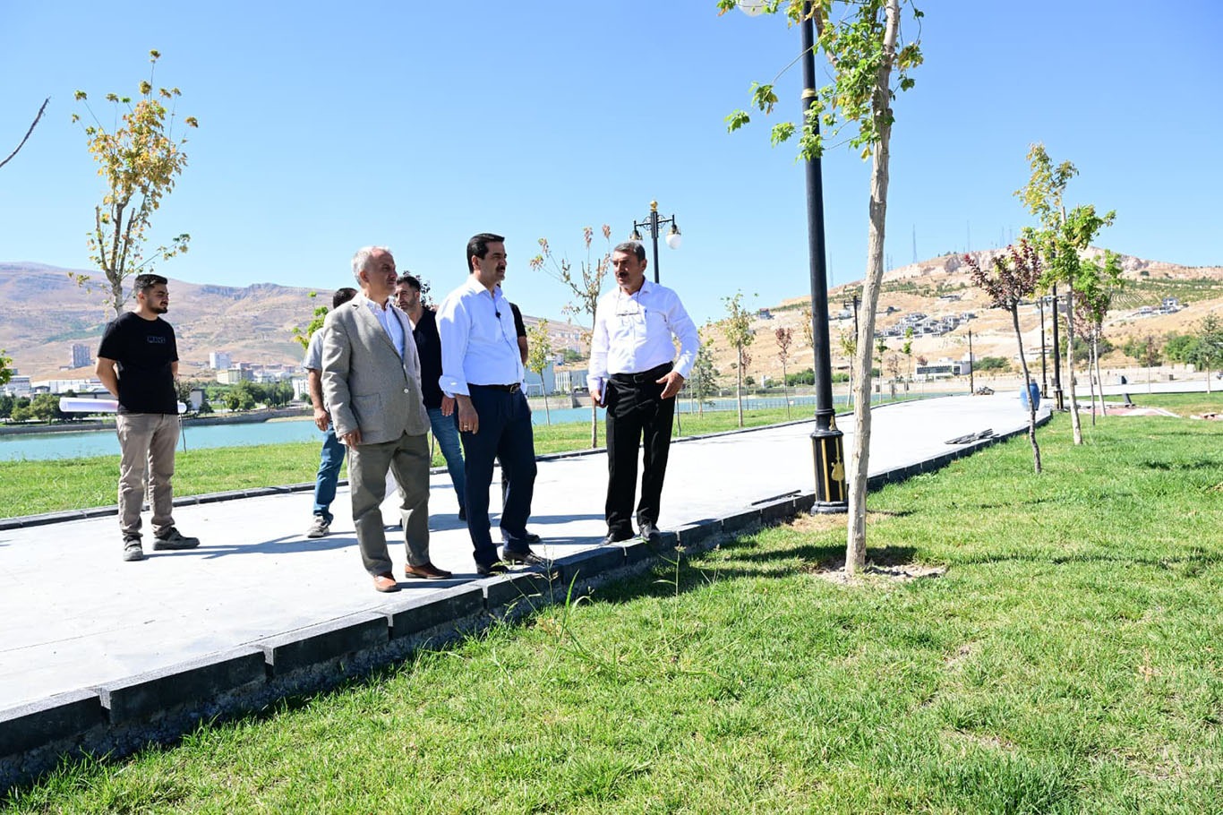 Battalgazi'de 180 dönümlük Çarşıbaşı Rekreasyon Alanı'nda sona gelindi