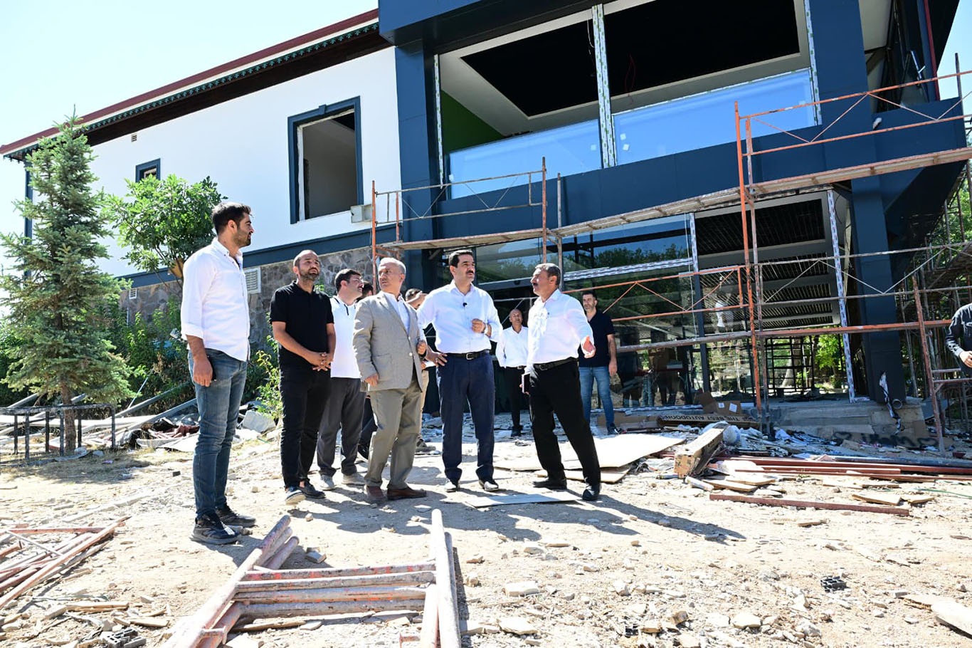 Battalgazi'de 180 dönümlük Çarşıbaşı Rekreasyon Alanı'nda sona gelindi