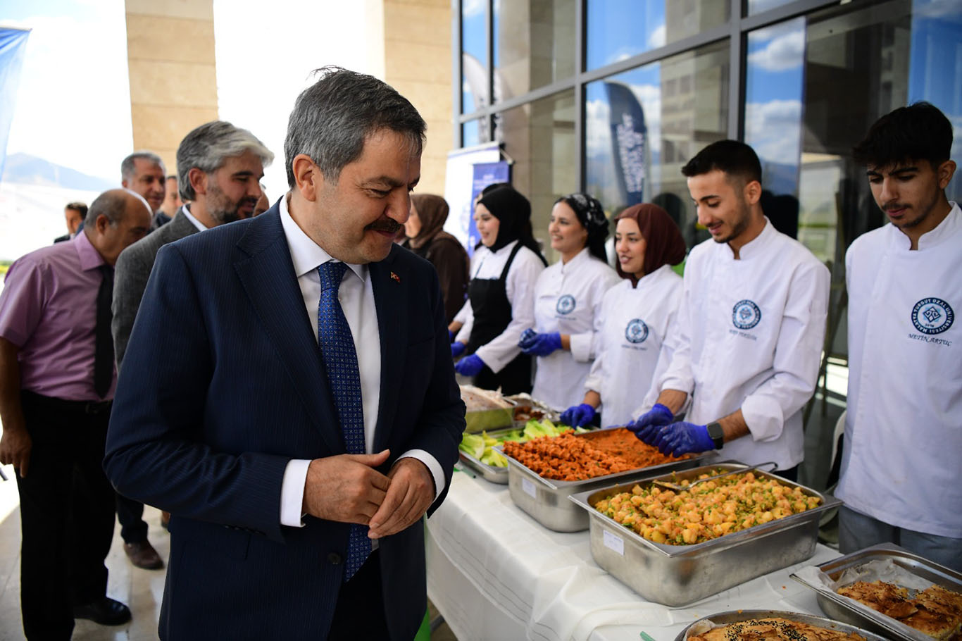 Gazzeli üniversite öğrencileri eğitim deneyimlerini Malatya'daki öğrencilerle paylaştı