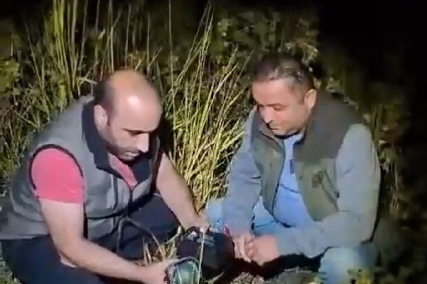 Yasa dışı avcılıkta sıra dışı düzenek: Ses cihazını tüpün içine gizlediler